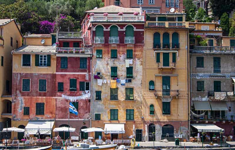 portofino buildings and laundry