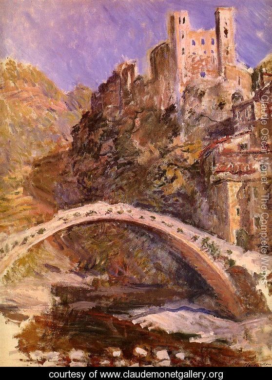 Claude Monet, Dolceacqua, castle, castello, Riviera, Liguria